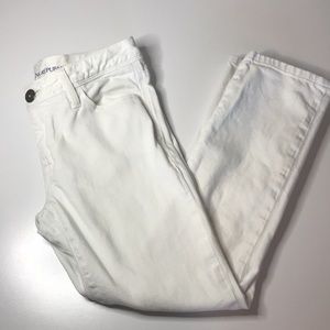 Banana Republic white skinny jeans 26P
